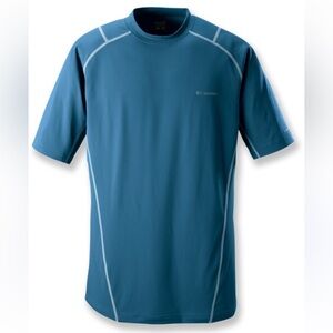 Columbia mens Barrel Roll Crew Omni-Shade performance tee Sz XL